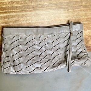 Vintage Faux Leather oversized Clutch